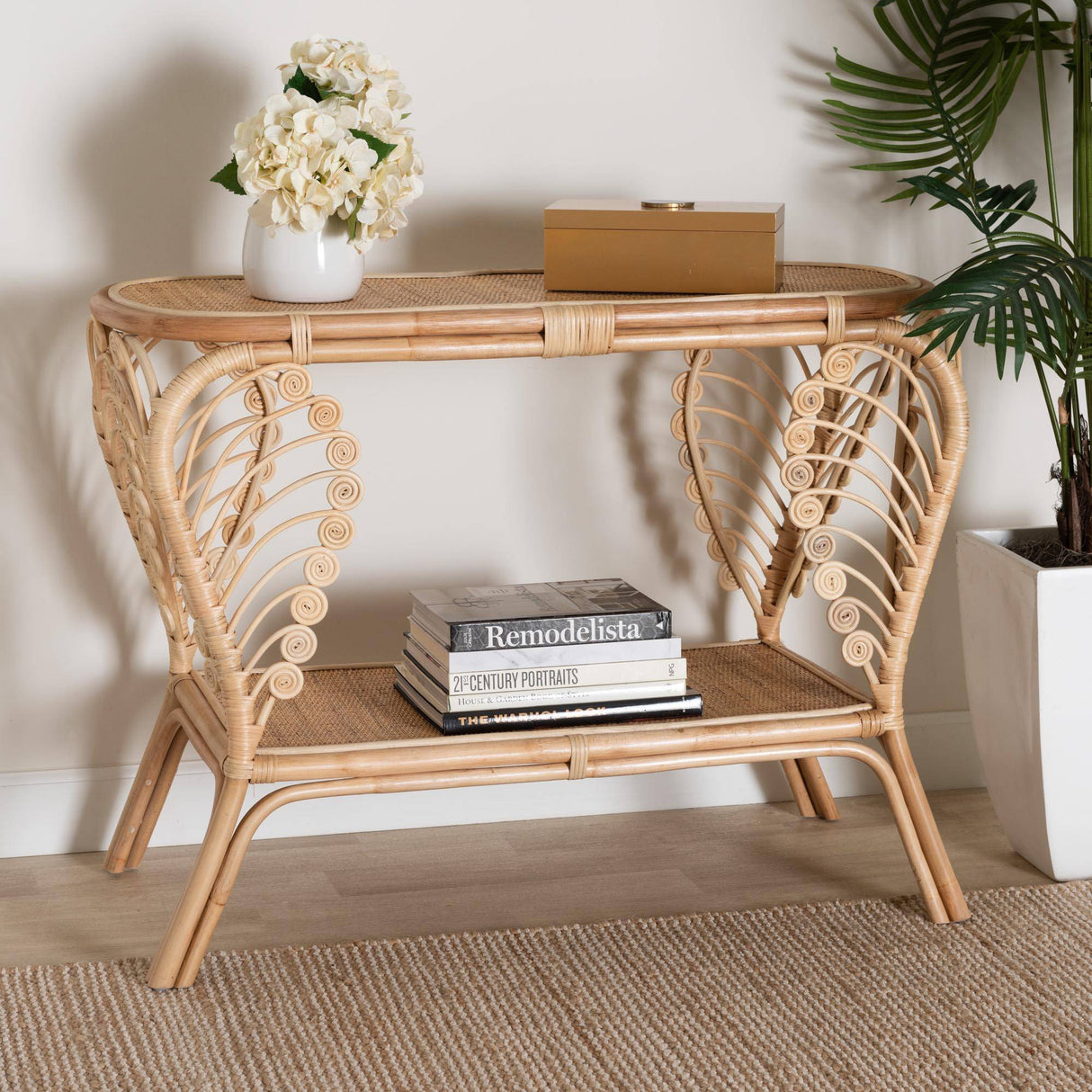 Versailles Wicker Fair Rattan Console or Sofa Table