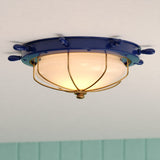 Captain's Wheel 15" Flush Mount