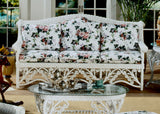 Gazebo White Rattan Sofa Model G3S from Spice Island Wicker